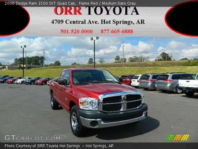 2008 Dodge Ram 1500 SXT Quad Cab in Flame Red