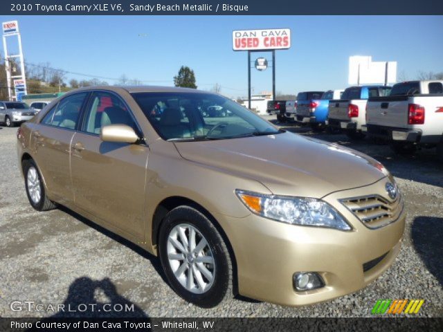 2010 Toyota Camry XLE V6 in Sandy Beach Metallic