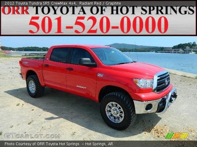 2012 Toyota Tundra SR5 CrewMax 4x4 in Radiant Red