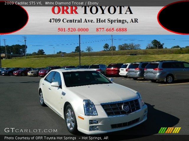 2009 Cadillac STS V6 in White Diamond Tricoat