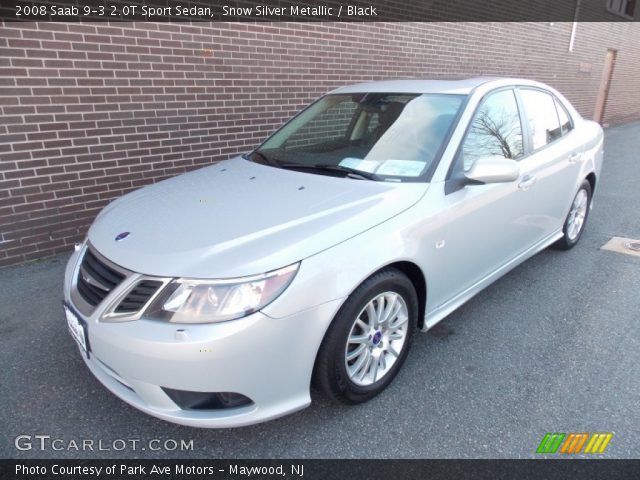 2008 Saab 9-3 2.0T Sport Sedan in Snow Silver Metallic