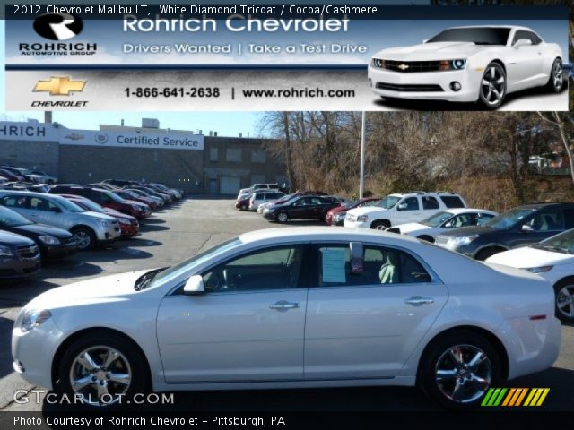 2012 Chevrolet Malibu LT in White Diamond Tricoat