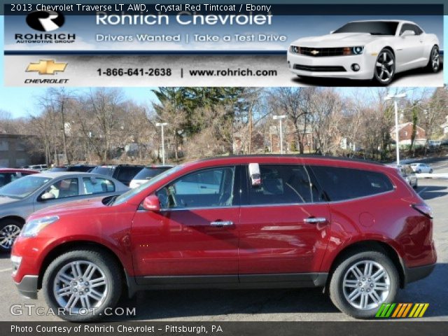 2013 Chevrolet Traverse LT AWD in Crystal Red Tintcoat