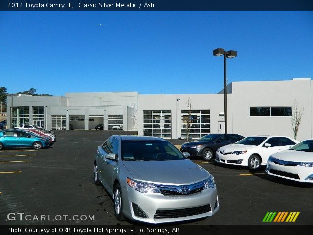 2012 Toyota Camry LE in Classic Silver Metallic