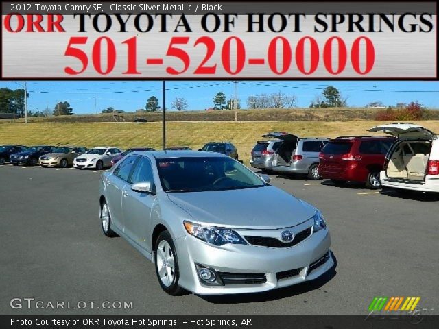 2012 Toyota Camry SE in Classic Silver Metallic