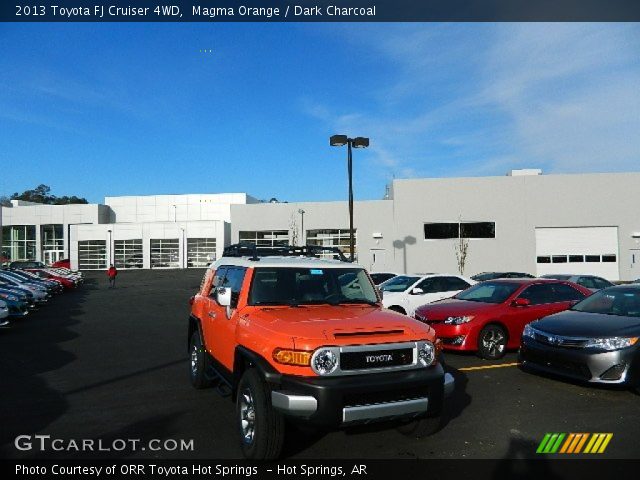 2013 Toyota FJ Cruiser 4WD in Magma Orange