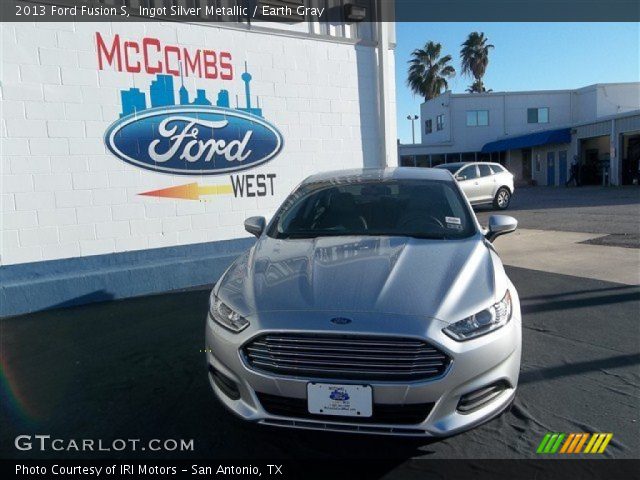 2013 Ford Fusion S in Ingot Silver Metallic