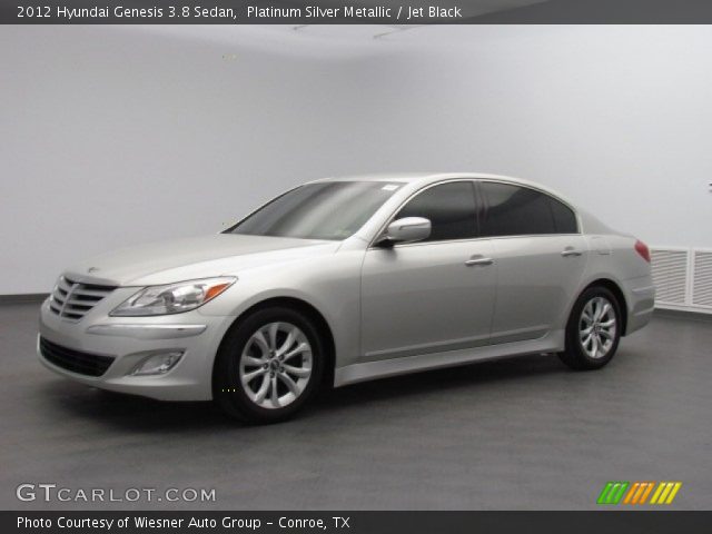 2012 Hyundai Genesis 3.8 Sedan in Platinum Silver Metallic