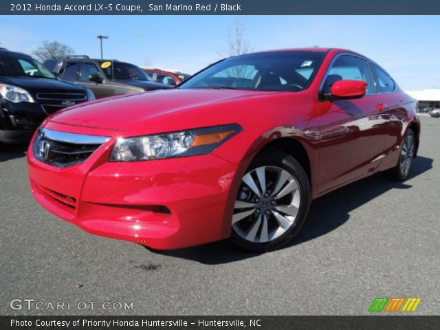 2012 Honda Accord LX-S Coupe in San Marino Red