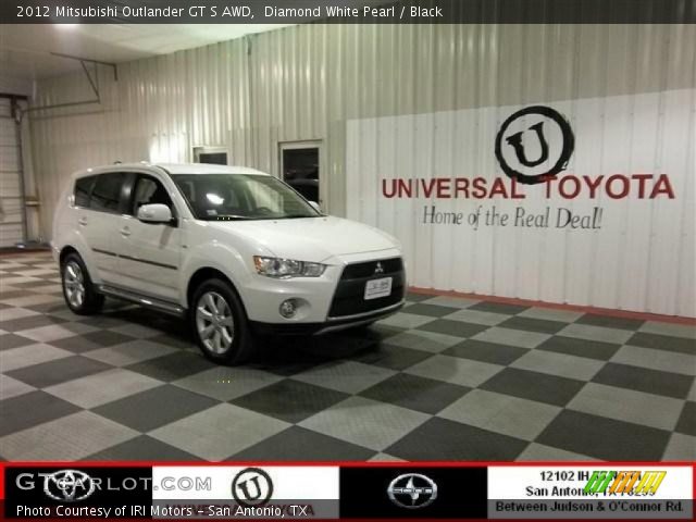 2012 Mitsubishi Outlander GT S AWD in Diamond White Pearl