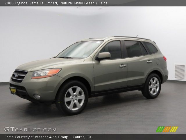 2008 Hyundai Santa Fe Limited in Natural Khaki Green