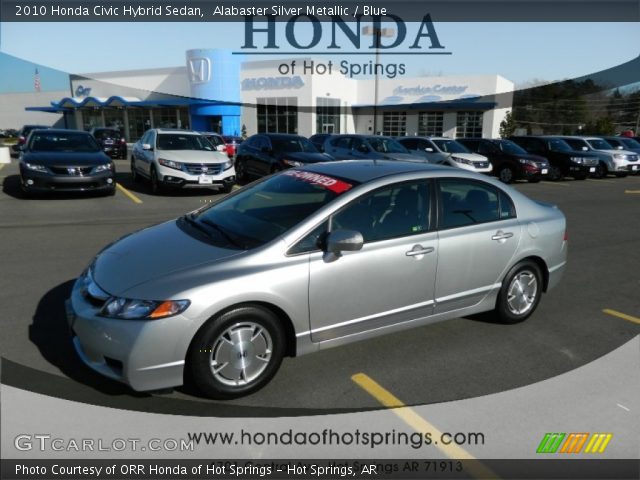 2010 Honda Civic Hybrid Sedan in Alabaster Silver Metallic