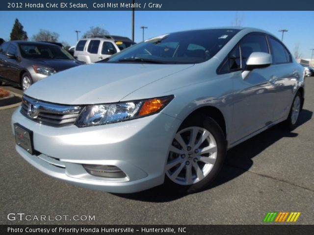 2012 Honda Civic EX Sedan in Cool Mist Metallic