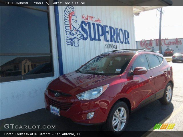 2013 Hyundai Tucson GLS in Garnet Red