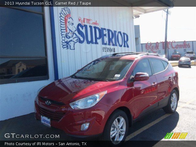 2013 Hyundai Tucson GLS in Garnet Red