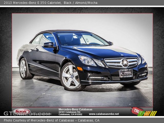 2013 Mercedes-Benz E 350 Cabriolet in Black