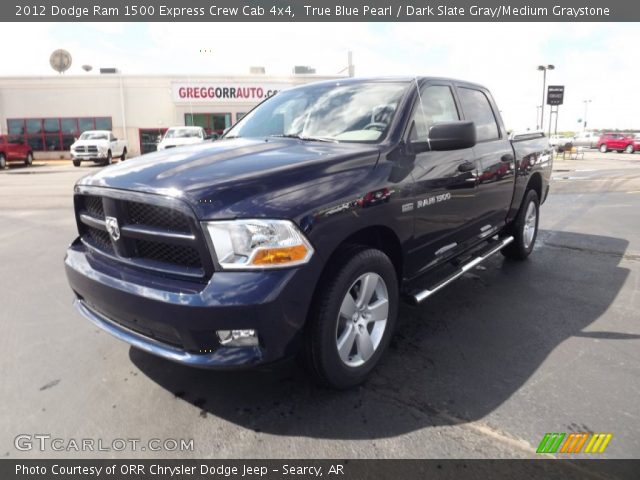 2012 Dodge Ram 1500 Express Crew Cab 4x4 in True Blue Pearl