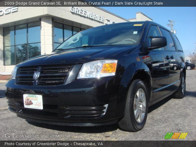 2009 Dodge Grand Caravan SE in Brilliant Black Crystal Pearl