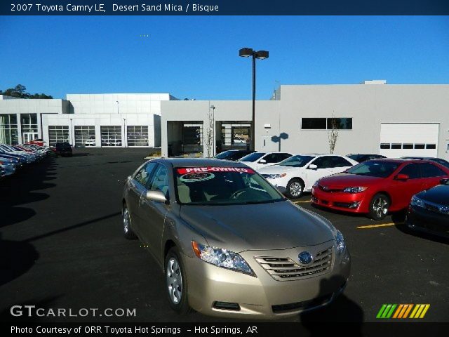 2007 Toyota Camry LE in Desert Sand Mica