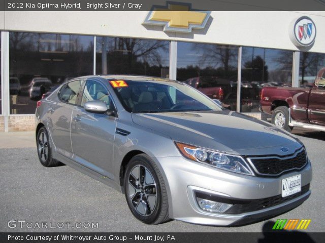 2012 Kia Optima Hybrid in Bright Silver