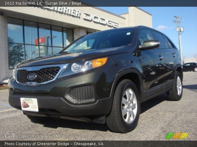 2012 Kia Sorento LX in Tuscan Olive