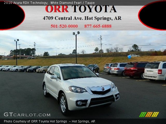 2010 Acura RDX Technology in White Diamond Pearl