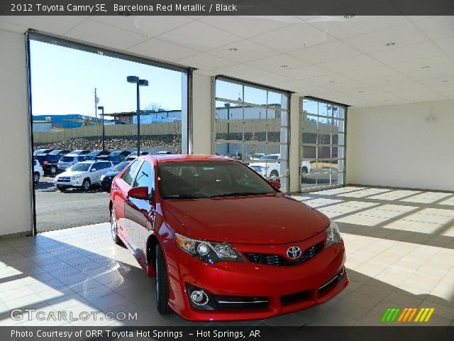 2012 Toyota Camry SE in Barcelona Red Metallic