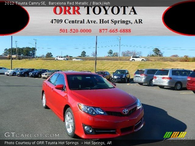 2012 Toyota Camry SE in Barcelona Red Metallic