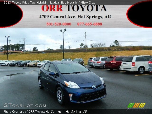 2013 Toyota Prius Two Hybrid in Nautical Blue Metallic