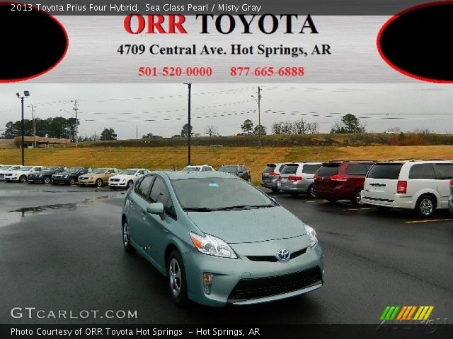 2013 Toyota Prius Four Hybrid in Sea Glass Pearl