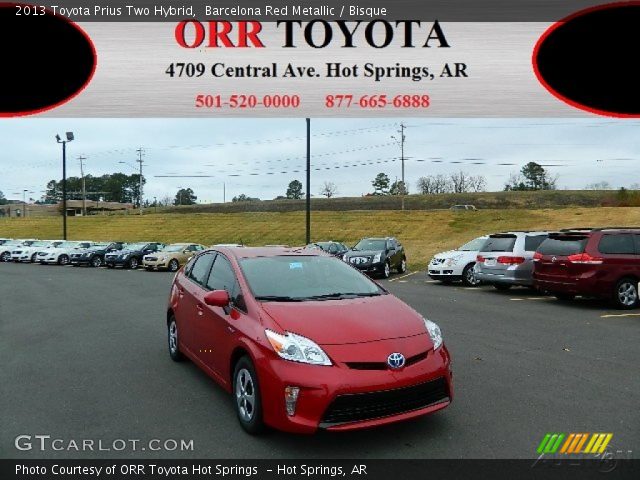 2013 Toyota Prius Two Hybrid in Barcelona Red Metallic