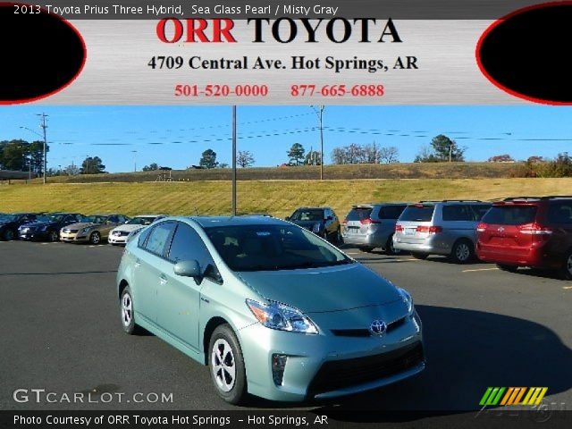 2013 Toyota Prius Three Hybrid in Sea Glass Pearl