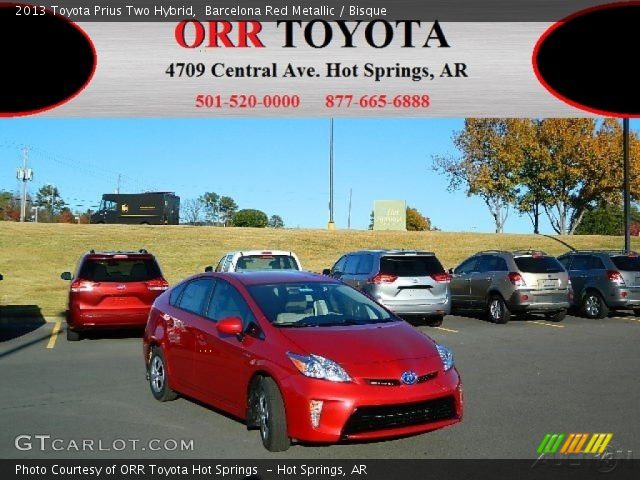 2013 Toyota Prius Two Hybrid in Barcelona Red Metallic