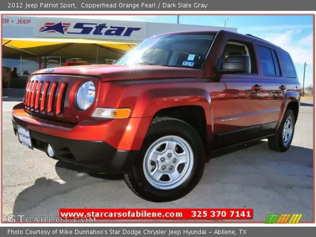 2012 Jeep Patriot Sport in Copperhead Orange Pearl