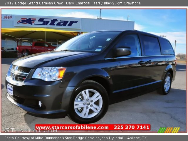 2012 Dodge Grand Caravan Crew in Dark Charcoal Pearl