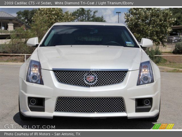 2009 Cadillac CTS -V Sedan in White Diamond Tri-Coat