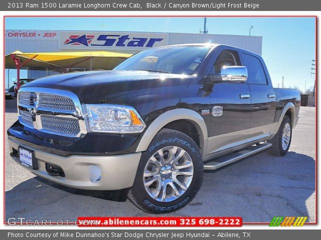 2013 Ram 1500 Laramie Longhorn Crew Cab in Black