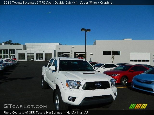 2013 Toyota Tacoma V6 TRD Sport Double Cab 4x4 in Super White