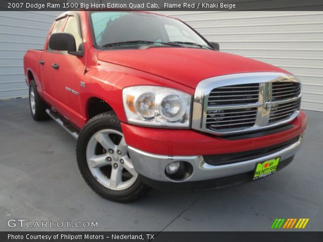 2007 Dodge Ram 1500 Big Horn Edition Quad Cab in Flame Red