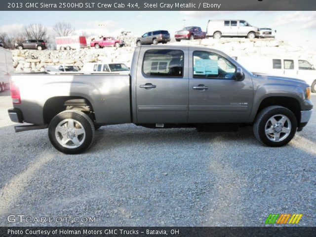 2013 GMC Sierra 2500HD SLT Crew Cab 4x4 in Steel Gray Metallic