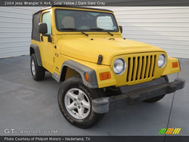2004 Jeep Wrangler X 4x4 in Solar Yellow