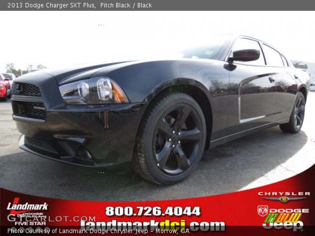 2013 Dodge Charger SXT Plus in Pitch Black