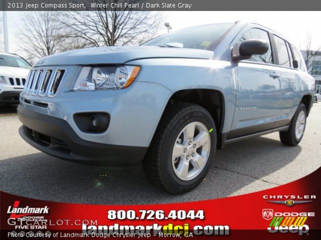 2013 Jeep Compass Sport in Winter Chill Pearl
