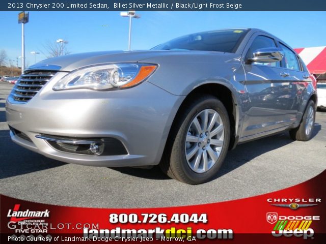 2013 Chrysler 200 Limited Sedan in Billet Silver Metallic