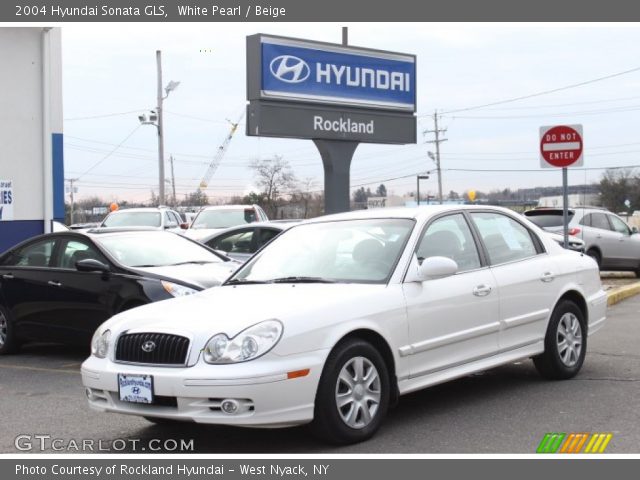 2004 Hyundai Sonata GLS in White Pearl