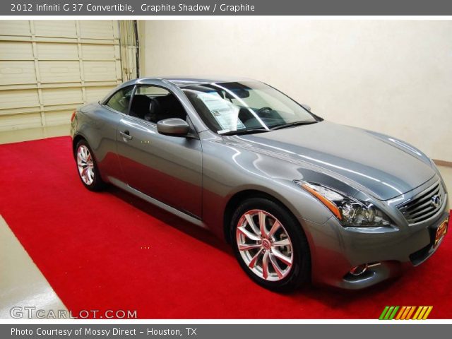 2012 Infiniti G 37 Convertible in Graphite Shadow