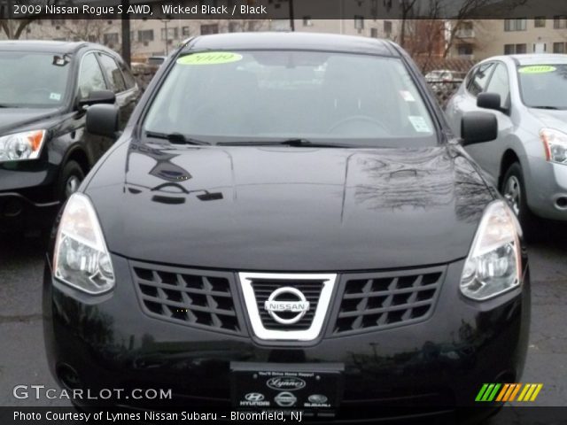 2009 Nissan Rogue S AWD in Wicked Black