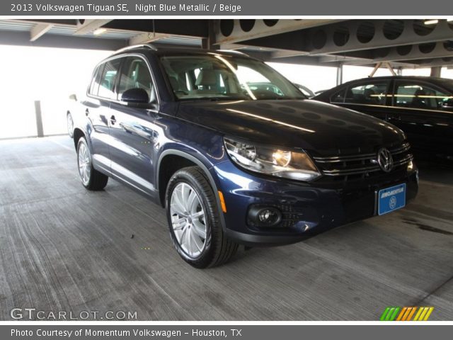 2013 Volkswagen Tiguan SE in Night Blue Metallic