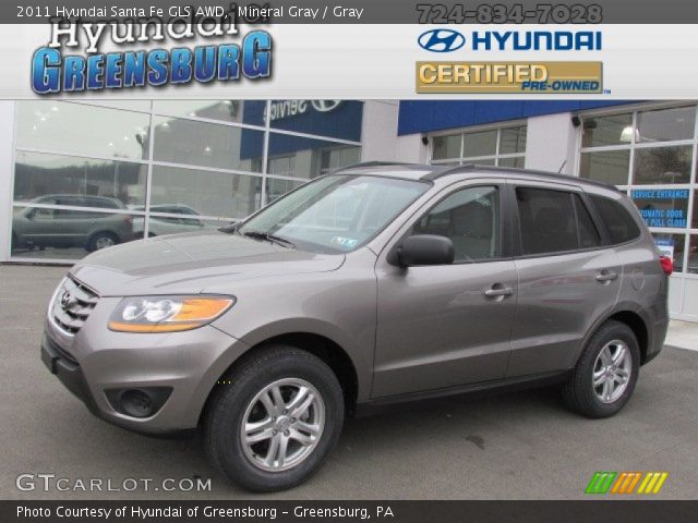2011 Hyundai Santa Fe GLS AWD in Mineral Gray