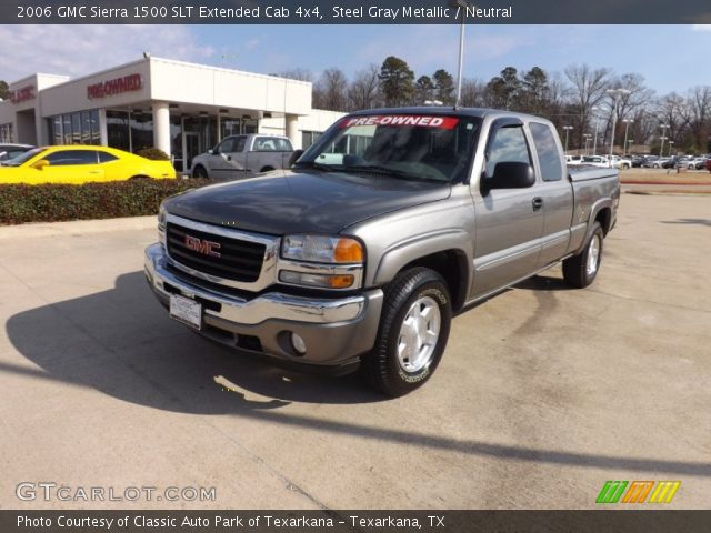 2006 GMC Sierra 1500 SLT Extended Cab 4x4 in Steel Gray Metallic